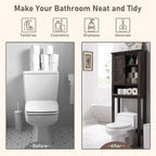 Meuble de rangement WC avec porte coulissante style grange – Noir / Gris / Blanc / Blanc cassé, style ferme
